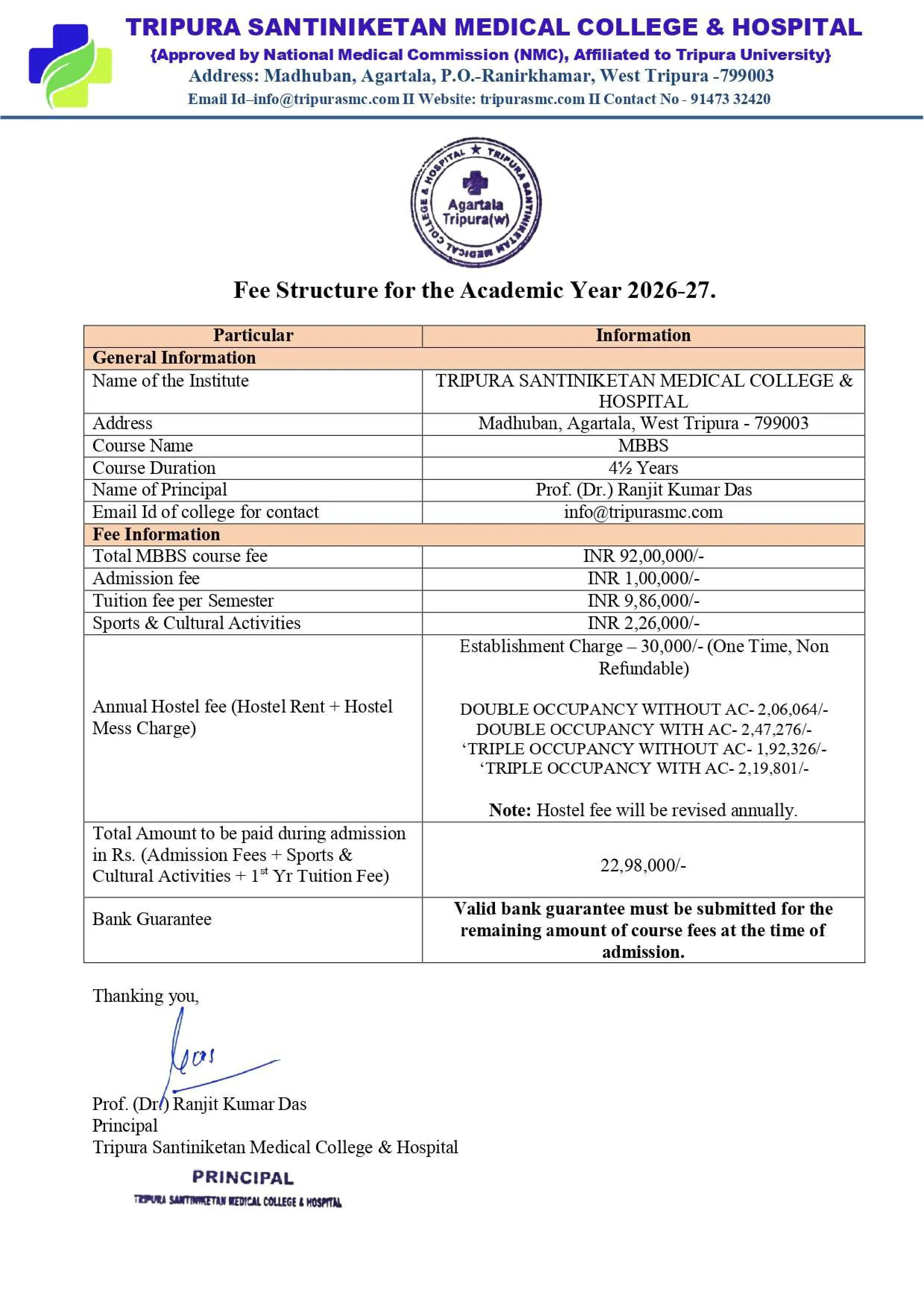 fees